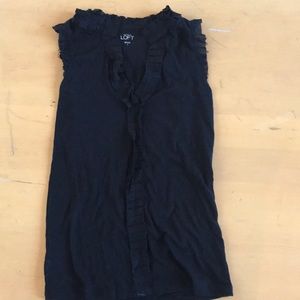 Cute ruffle detail shirt